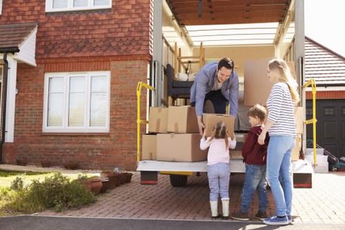 Van service helping with a move near Hackney homes