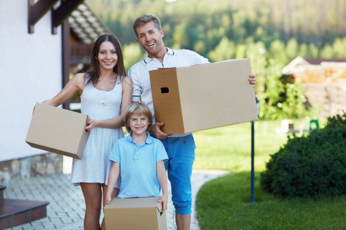 Packing and transport support for flats and houses in Hackney