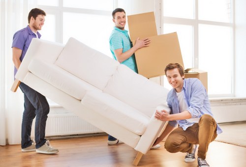Removal team planning a free quote for a Hackney property move