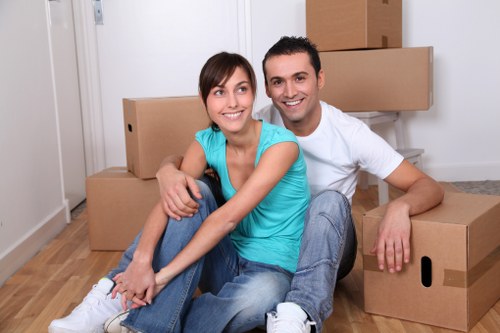 Local moving service for a Hackney property with stair access