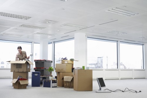 Business relocation with man and van support in Hackney